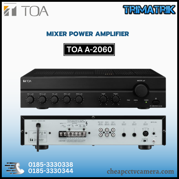 TOA A-2060 60Watt Mixer Power Amplifier