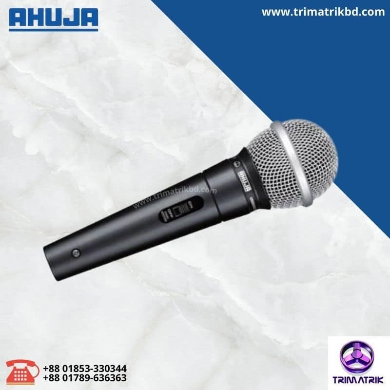 Ahuja AUD-98XLR Unidirectional Dynamic PA Applications Microphone
